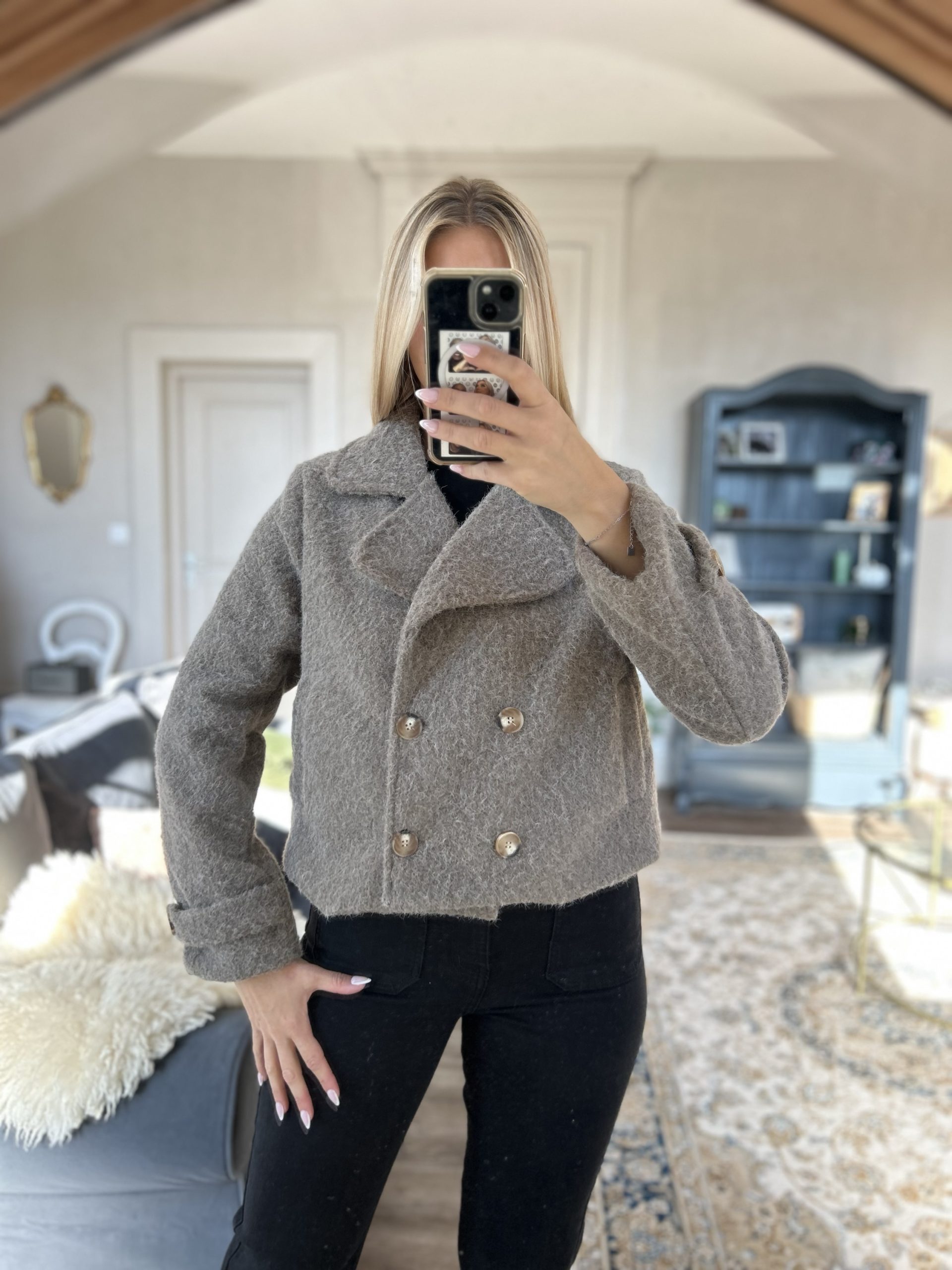 veste courte bouton 2